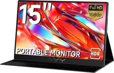 Portable Monitor for Laptop 15 Inch, FHD 1080P USB-C HDMI Travel Monitor Exte... picture
