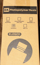 ELEGOO 8K Water Washable ABS-Like 3.0 Photopolymer Resin, Red Clay picture