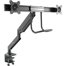 StarTech Desk Mount Dual Monitor Arm with USB & Audio, Slim Dual Monitor VESA picture