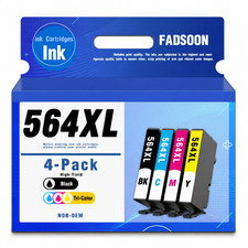 564XL Compatible Ink 4PK for OfficeJet 4620 4622 DeskJet 3520 3522 3521 3526 picture