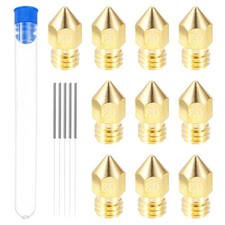 10Pcs 0.3mm 3D Printer Extruder Nozzles Head for 1.75mm Extruder Print Brass picture