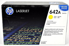 GENUINE SEALED HP 642A Yellow LaserJet Pro Printer Toner - CB402A picture