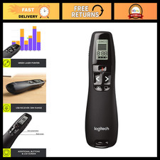 Wireless Presenter Clicker with Green Laser - PowerPoint Remote Control, USB Rec picture