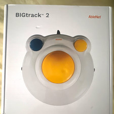 AbleNet BIGtrack 2 Wired Trackball Assistive Mouse White/Yellow/Blue picture