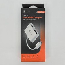 j5create USB-C to 4K HDMI Adapter with Power Delivery - NEW picture