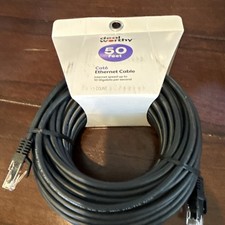 Deal Worthy 50FT Cat 6 Ethernet Cable - black picture