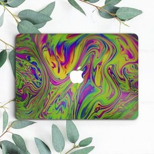 Fluid Art Trippy Abstract Colorful Hard Case For Macbook Pro 13 14 15 16 Air 13 picture