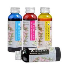 100ML/Bottle 4 Colors Edible Ink for HP for Canon COFFEE on Cake Printer picture