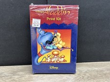 Vintage 1993 Disney Software Aladdin Print Kit picture