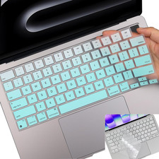2 Pack Colorful Keyboard Cover for 2026-2021 Macbook Pro 14