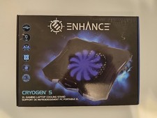 Laptop Cooling Pad Enhance Cryogen 5 Blue New picture