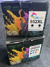 High Yield 952 XL Ubinki Black X 2 + HY  Ankink  952 XL Black  + Color 952 XL picture