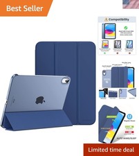 Navy Blue Translucent iPad Case for 11th & 10th Gen picture