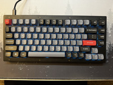 Keychron V1-A3 75% Mechanical Keyboard Brown Switches Slightly Used picture