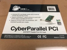 SIIG JJ-P00112-S6 Cyber Parallel PCI ECP/EPP Parallel Port I/O Card 32/64 bit picture