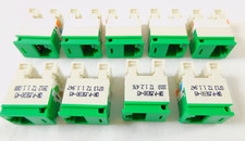 Cat5e Ortronics Panel Jack OR-PJ5E00-45 Clarity Ortronics Green - QUANTITY OF 9 picture