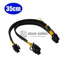 30cm GPU Power Cable 8Pin to 6+8Pin for Dell T3600 T3610 T5820 T5810 T7820 T7920 picture