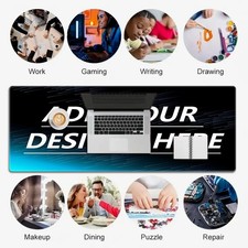 Customizable Rubber Mouse Pad, Personalized Desk Mat for Office, Laptop, And G picture