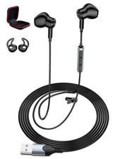 Usb Earbuds With Microphone For Pc Laptop 7.5ft Cord Headphones picture