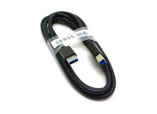 LOT OF 10 6FT 6-FEET USB 3.0 TYPE-A TO TYPE-B UPSTREAM BLACK CABLES 389G1758 USA picture