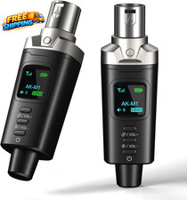 AK-M1 XLR Bluetooth Receiver High Fidelity Wireless Audio Adapter 100Ft 2 Pack.. picture