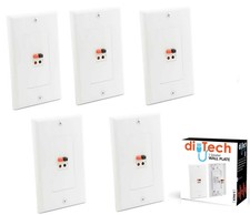 Premium Speaker Wall Plate Spring Loaded Audio Plate For Home Theater Mount Spea picture