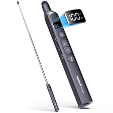 N21 Bluetooth Presentation Clicker with Telescopic Teaching Pointer, Presenta... picture