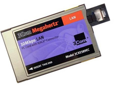 3Com Megahertz PCMCIA Ethernet LAN PC Card with XJACK 3CXE589EC G1N picture