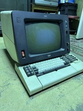 IBM 8775 Terminal With Unattached Beam Spring Keyboard. Parts Only As Is picture