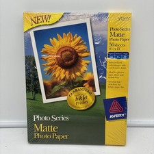 Avery Photo Series Matte Photo Paper, 50 Sheets of 8 1/2 x 11
