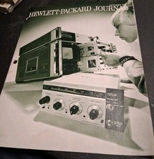 Vintage RARE 1971 HEWLETT-PACKARD JOURNAL BROCHURE  picture