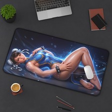 Street Fighter Mouse Pad, Chun-Li Desk Mat, Gamer Gift XXL picture