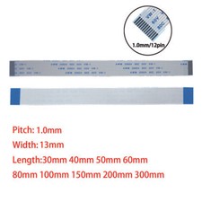 12Pin FFC FPC Flexible Flat 1.0mm Pitch Cable AWM VW-1 20624 80C 60V A B Type picture