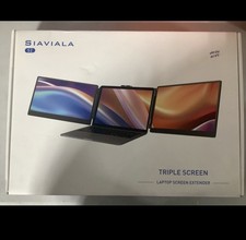 SIAVIALA S2 Triple Laptop Screen Extender 14” 1080P FHD Portable Monitor USB-C picture