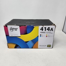Smart Ink 4 Pack 414a Toner Cartridge (with chip) Open Box Unused  picture