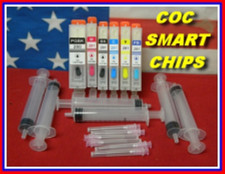Canon Empty Refillable PGI 280, CLI 281 Cartridges 6 Color Set With Smart Chip picture