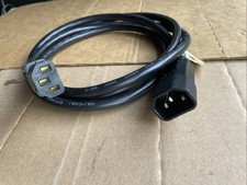 6ft IEC-320 C13 To C14 14AWG Data Center Power Cable Black picture