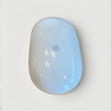 Vintage Apple Wireless Mouse Model A1015 Bluetooth Optical White Works picture