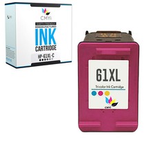 Tri-Color Ink Cartridge 61 XL for HP 61XL 1 PK Color fits Deskjet Envy Printers picture