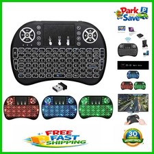 2.4G Mini Wireless Keyboard with Touchpad & RGB Backlight - Portable & Versatile picture