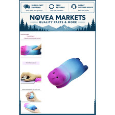 Ergonomic Mini Mouse Pad with Memory Foam, Cute Pig Shape Wrist Rest Cushion for picture