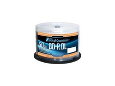 Optical Quantum 50GB 6X BD-R DL White Inkjet Printable 50 Packs Blu-ray Disc Mod picture