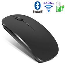 Universal Wireless Mice Mouse For iPad Tablet Macbook Pro iMac PC Rechargeable picture