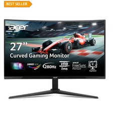 Immersive 27-Inch Curved VA Gaming Monitor | 100M:1 Contrast, Built-In Speakers picture
