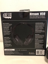 Adesso Xtream H5U USB Connector Stereo USB Multimedia Headphone/Headset with Mic picture