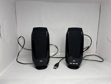 Logitech S150 2.0 Channel Wired USB Computer Speakers, Black Tested and Working picture