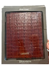 BRAHMIN Apple iPad Leather Shell Legacy iPads-iPad 2, 3rd-4th Gen. 9.5x7.5 Pecan picture