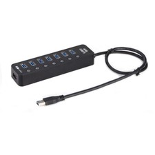 High Speed 7 Port USB 3.0 HUB + 1 Port 5V 2.1A Charging Port with Power Adapter picture