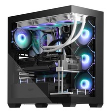 darkFlash ATX Mid-Tower PC Case, Pre-Install 4 PWM ARGB Fans Computer Case, F... picture