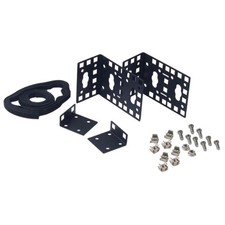 APC AR7711 NetShelter Zero U Accessory Mounting Bracket, Black Aluminum Rack picture
